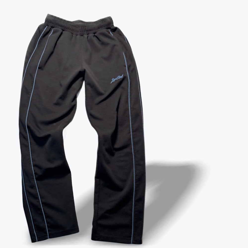 LFDY Live Fast Die Young Track Pants Blue Contrast Piping Streetwear Mens Small